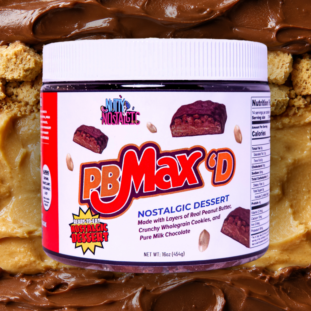 PB Max'd nut butter jar