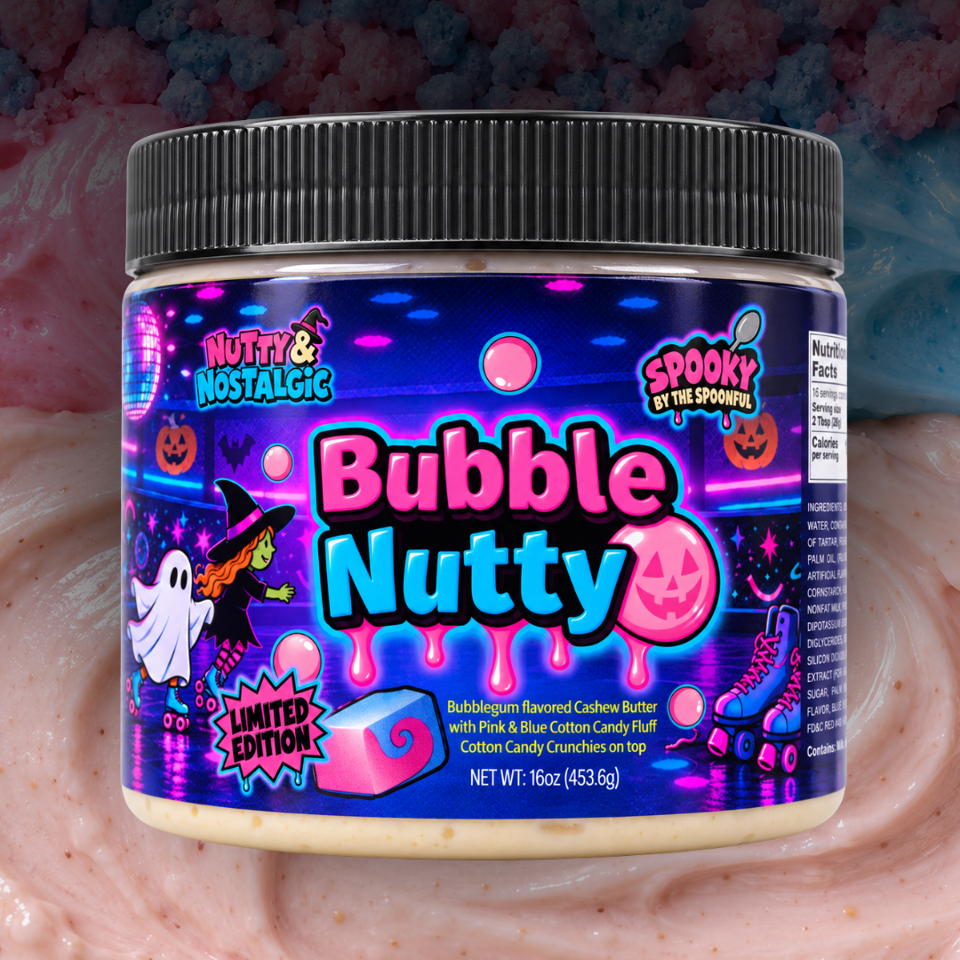 Bubble Nutty nut butter jar
