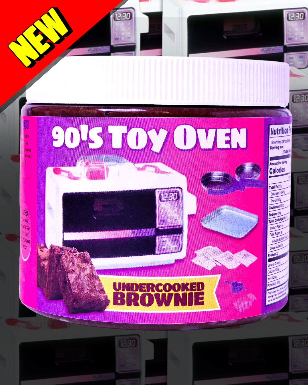 90'S TOY OVEN (UNDERCOOKED BROWNIE)