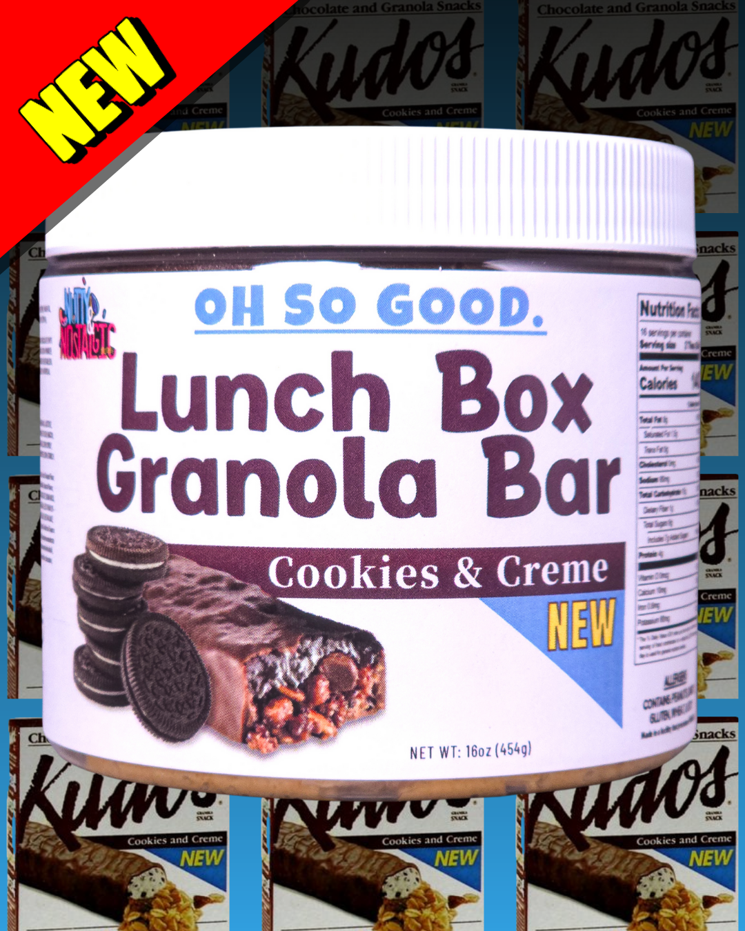 LUNCH BOX GRANOLA BAR (Cookies & Creme)