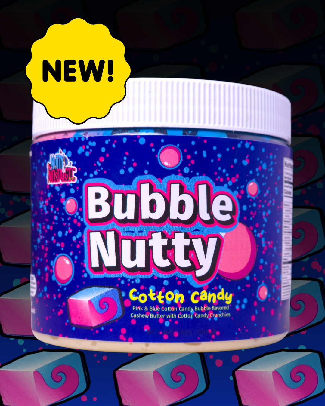 BUBBLE NUTTY (Cotton Candy)