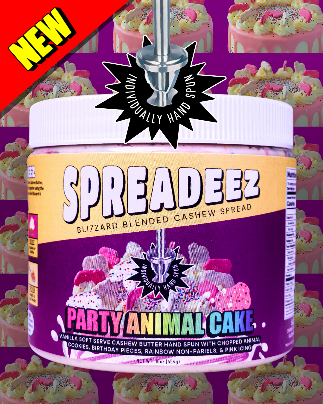 PARTY ANIMAL CAKE (SPREADEEZ)