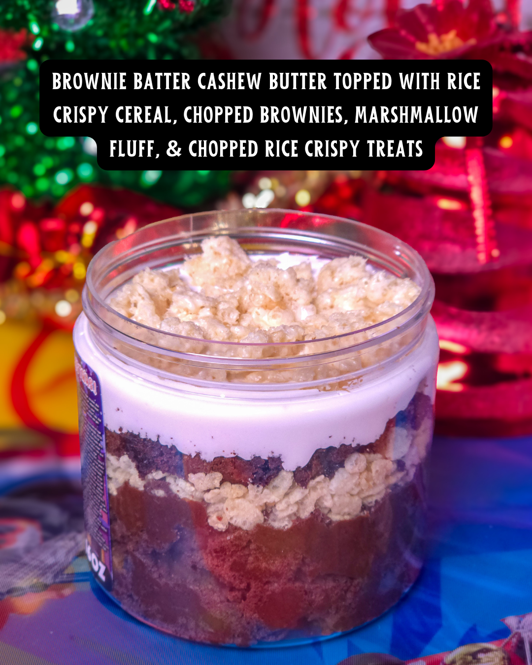 MELTED SNOWMAN BROWNIE CRISPY TREAT