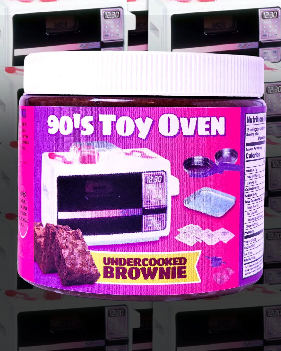 90'S TOY OVEN (UNDERCOOKED BROWNIE)