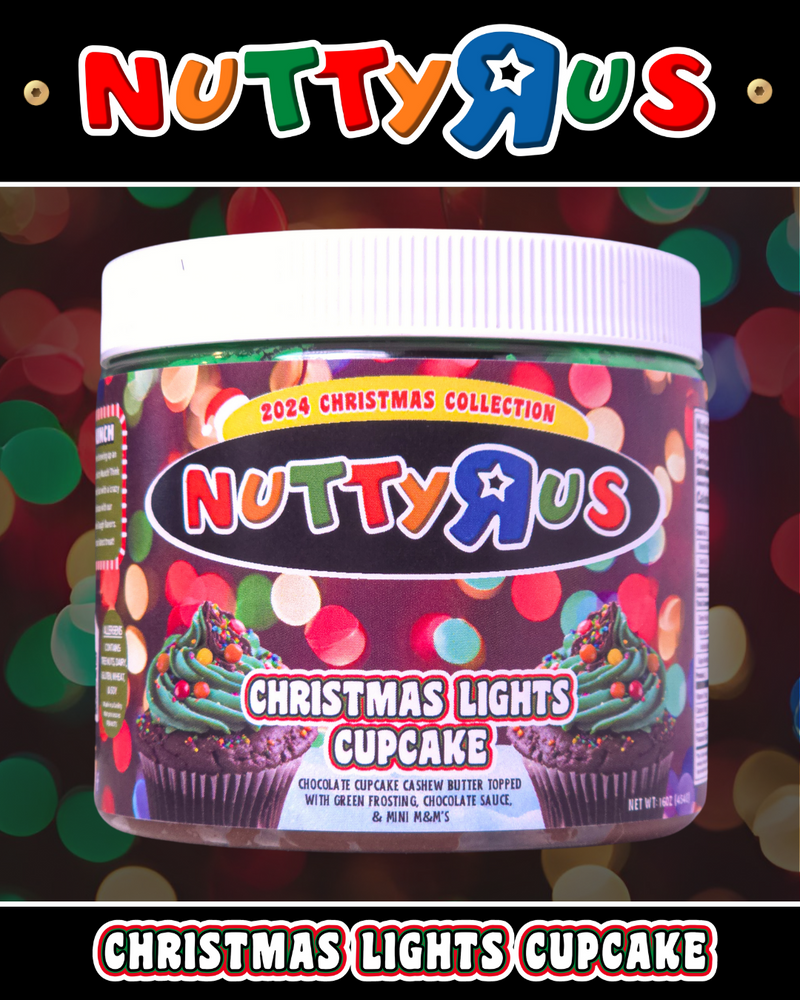 CHRISTMAS LIGHTS CUPCAKE