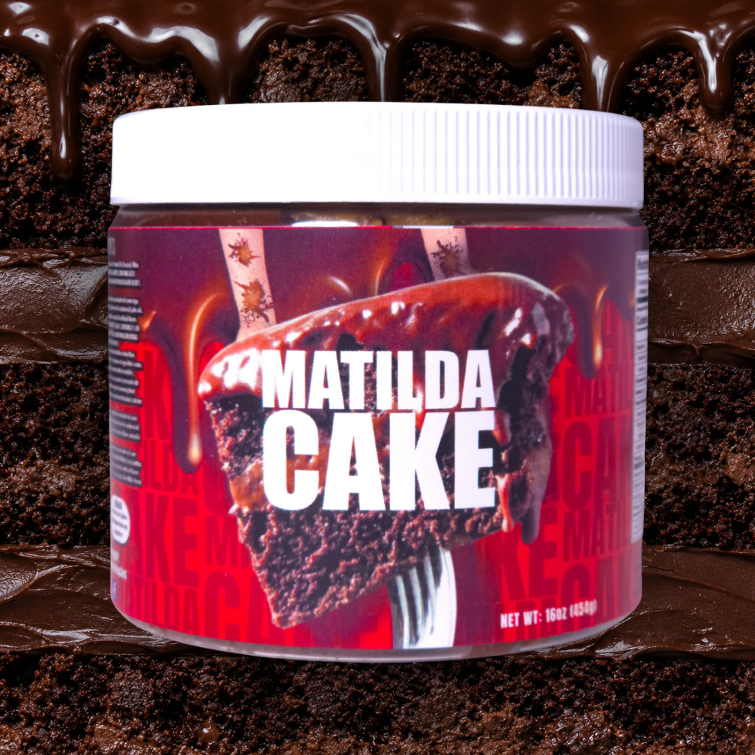 Matilda Cake nut butter jar