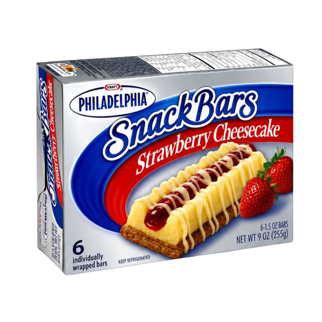 The original strawberry cheesecake snack bar