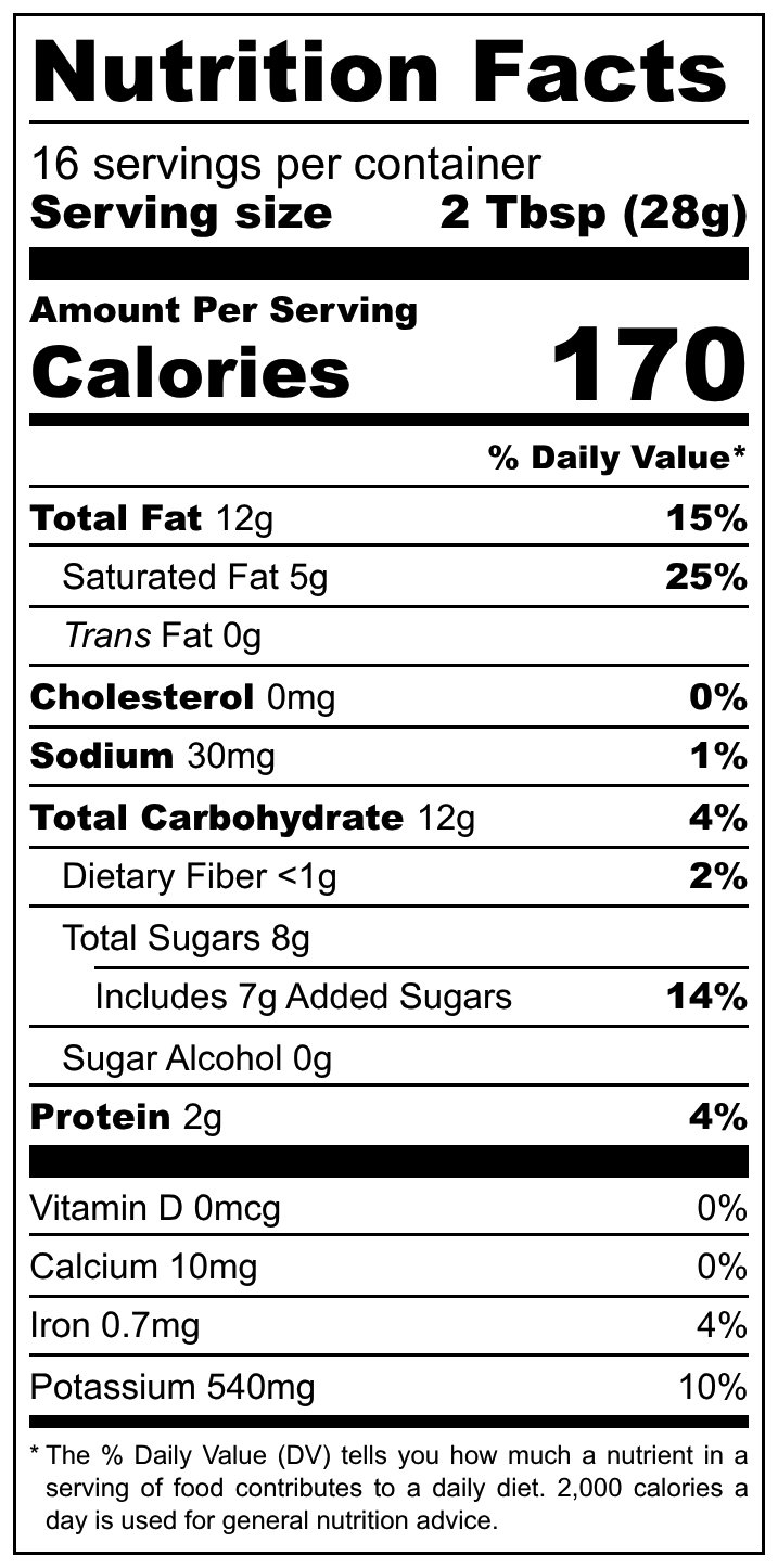Chocolate Taco Nutrition Facts panel