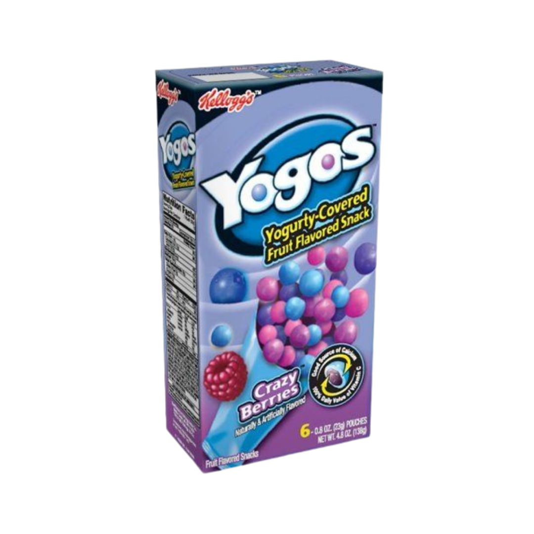 A box of yogurt-covered fruit bites from the 2000s