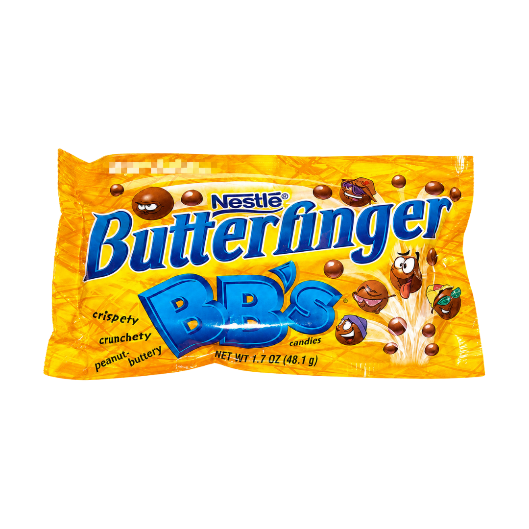 A 1990s bag of bite-size crispy peanut butter candy